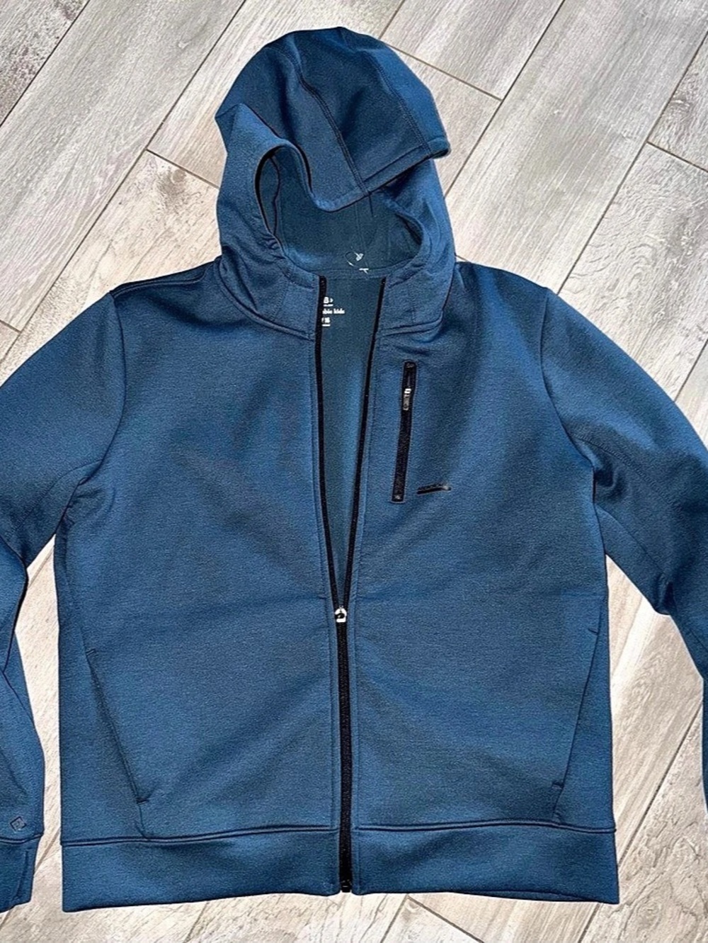 Abercrombie Kids YPB Boys Size 15/16 Blue Zip Hoodie Like New